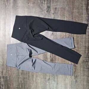 Lululemon - Pair Of Black and Gray Leggings